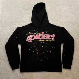 Sp5der Hoodie Pink V2 - Medium - Brand New - Authentic✅